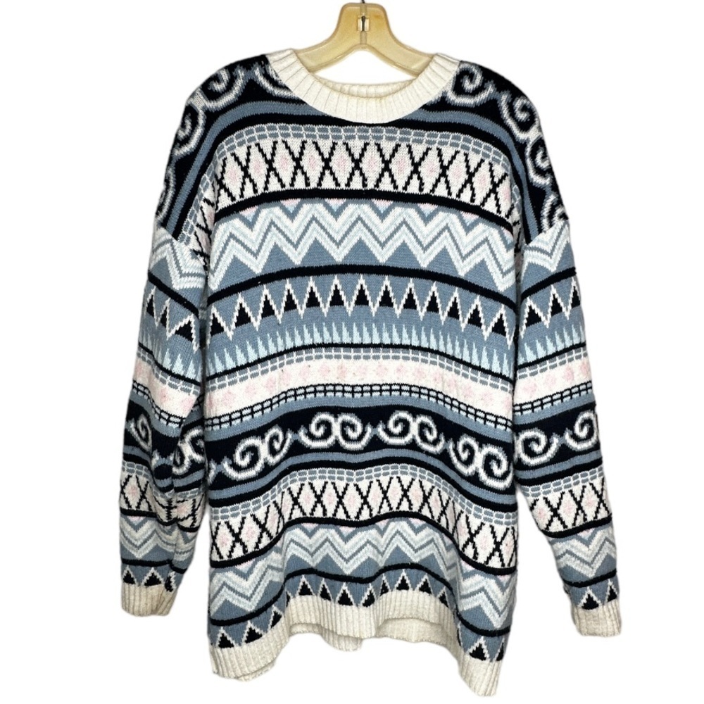 Vintage Cuddle Knit Acrylic Sweater